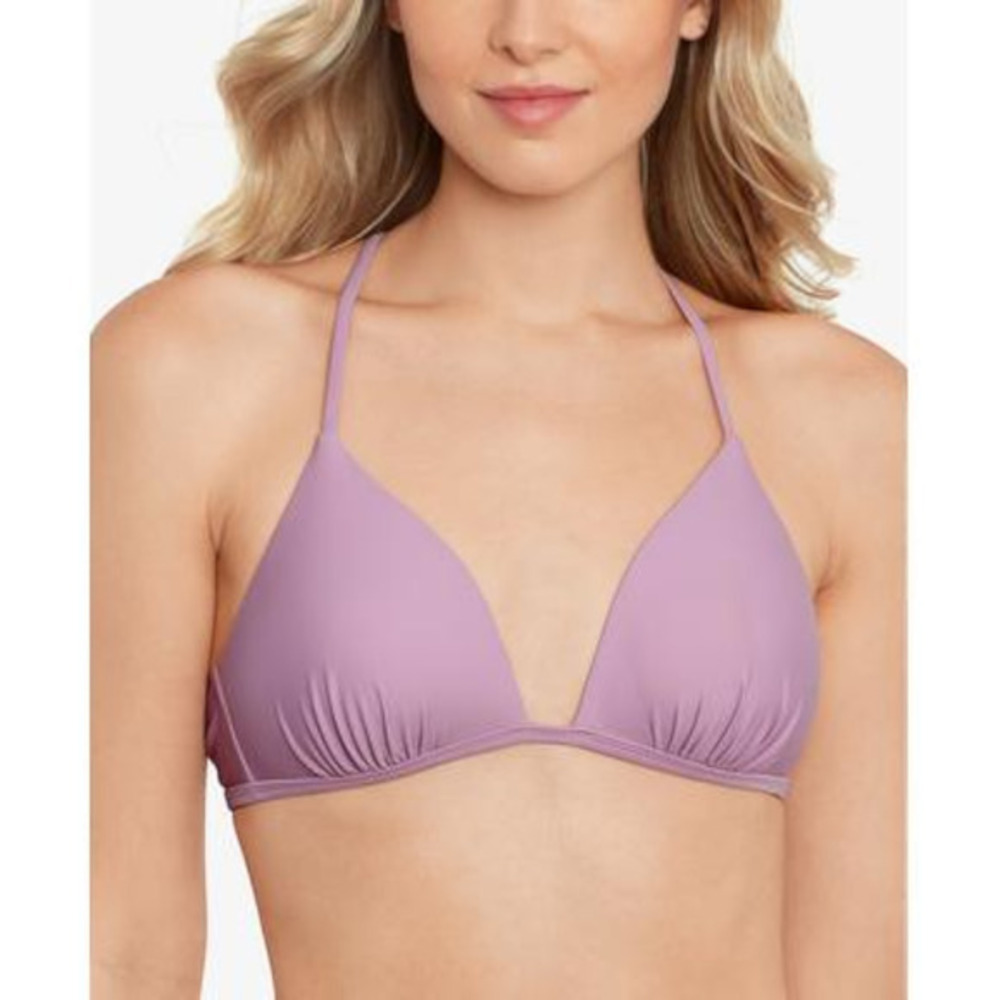 SALT + COVE Juniors' Molded Push-Up Triangle Bikini Top  Size Small